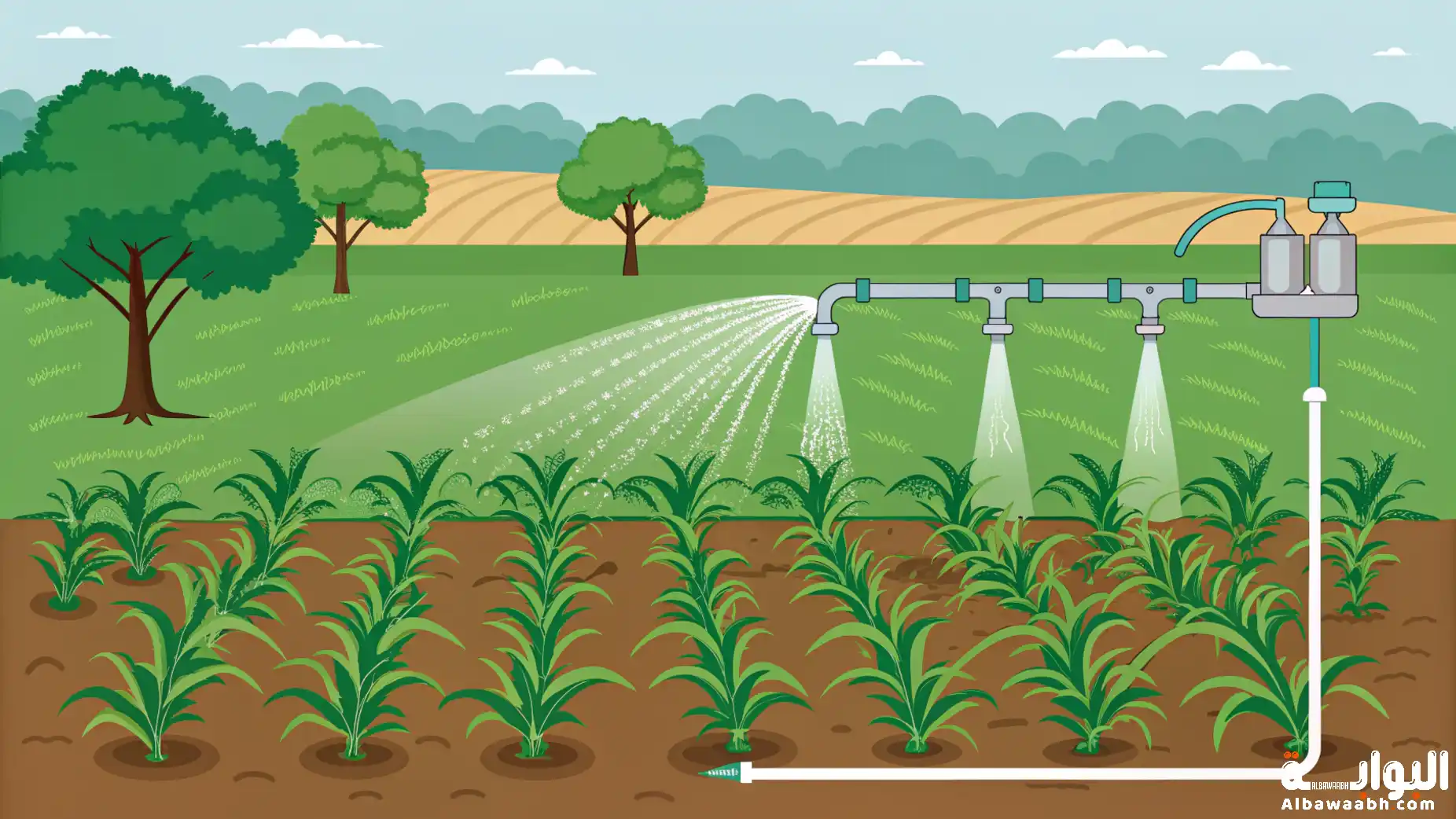 طرق إعادة استخدام مياه الري للنباتات