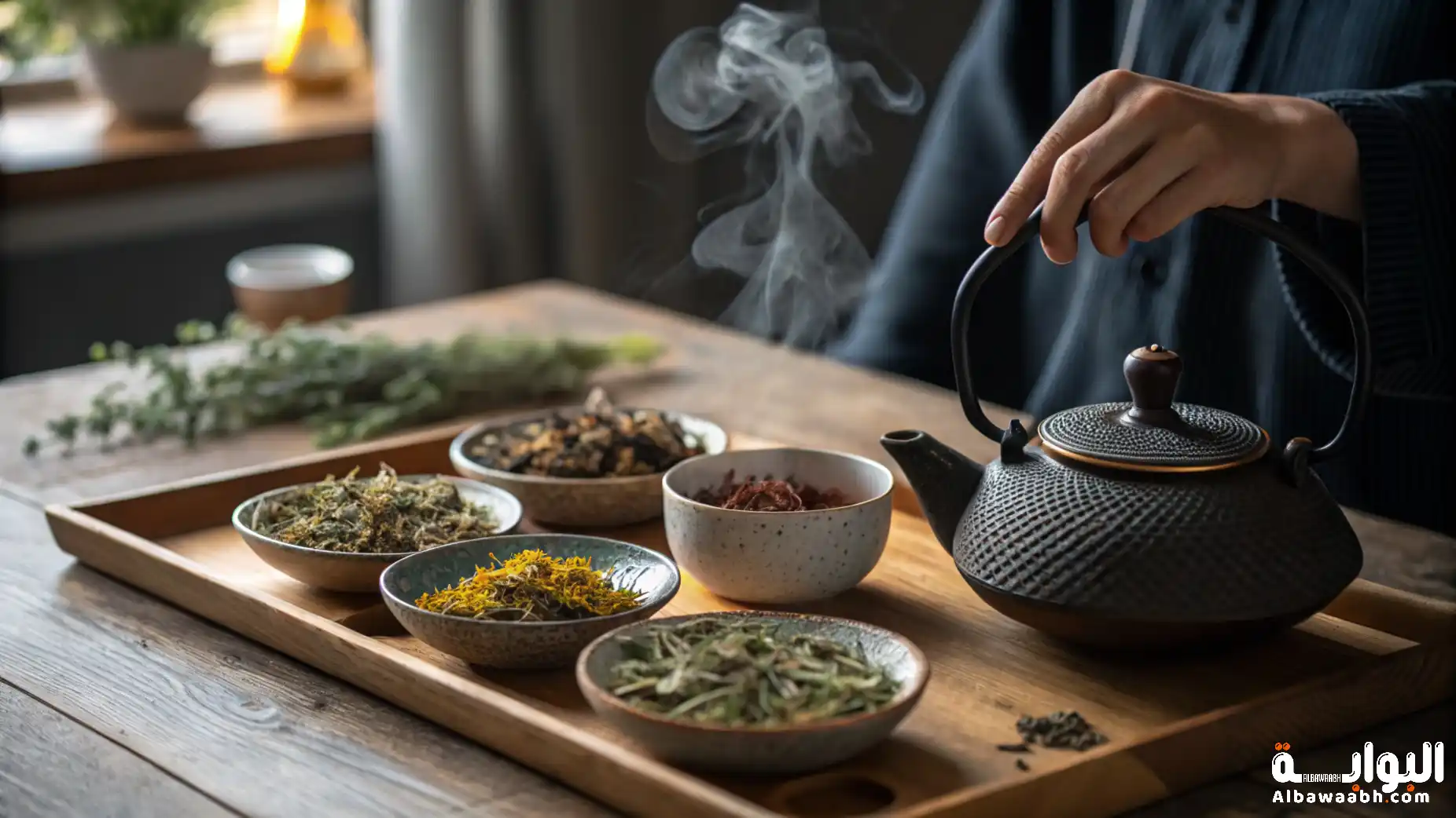 كيفية تحضير الشاي بالأعشاب في المنزل