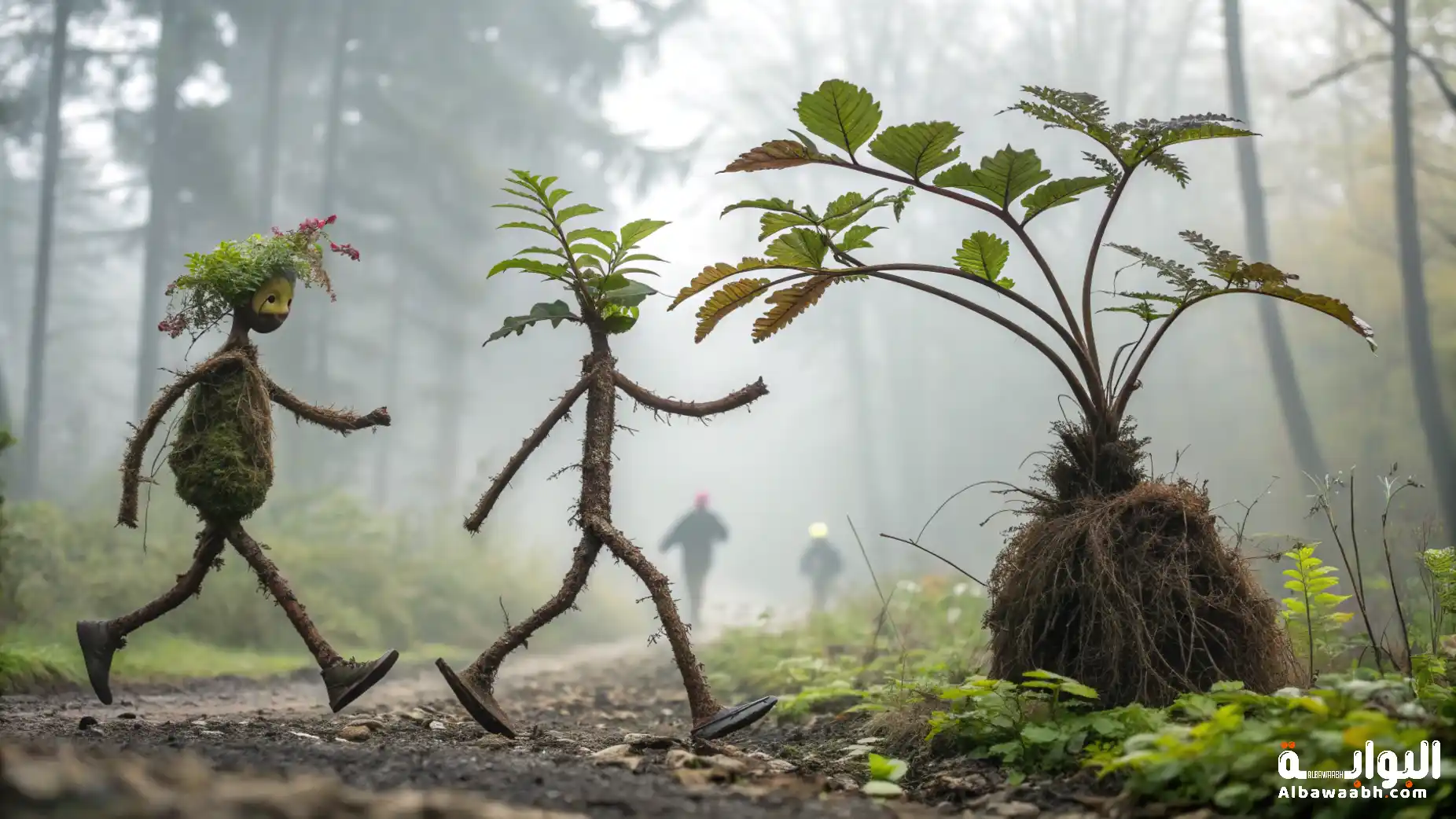 نباتات تمشي وتتحرك