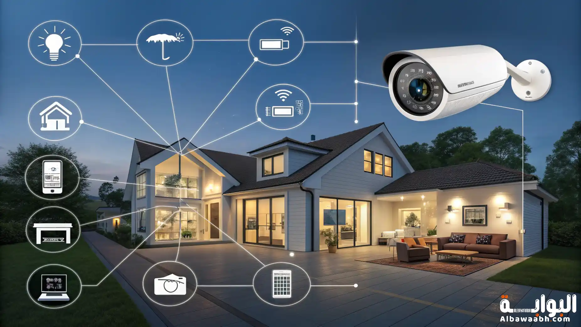 ربط الأجهزة الذكية بالمنزل