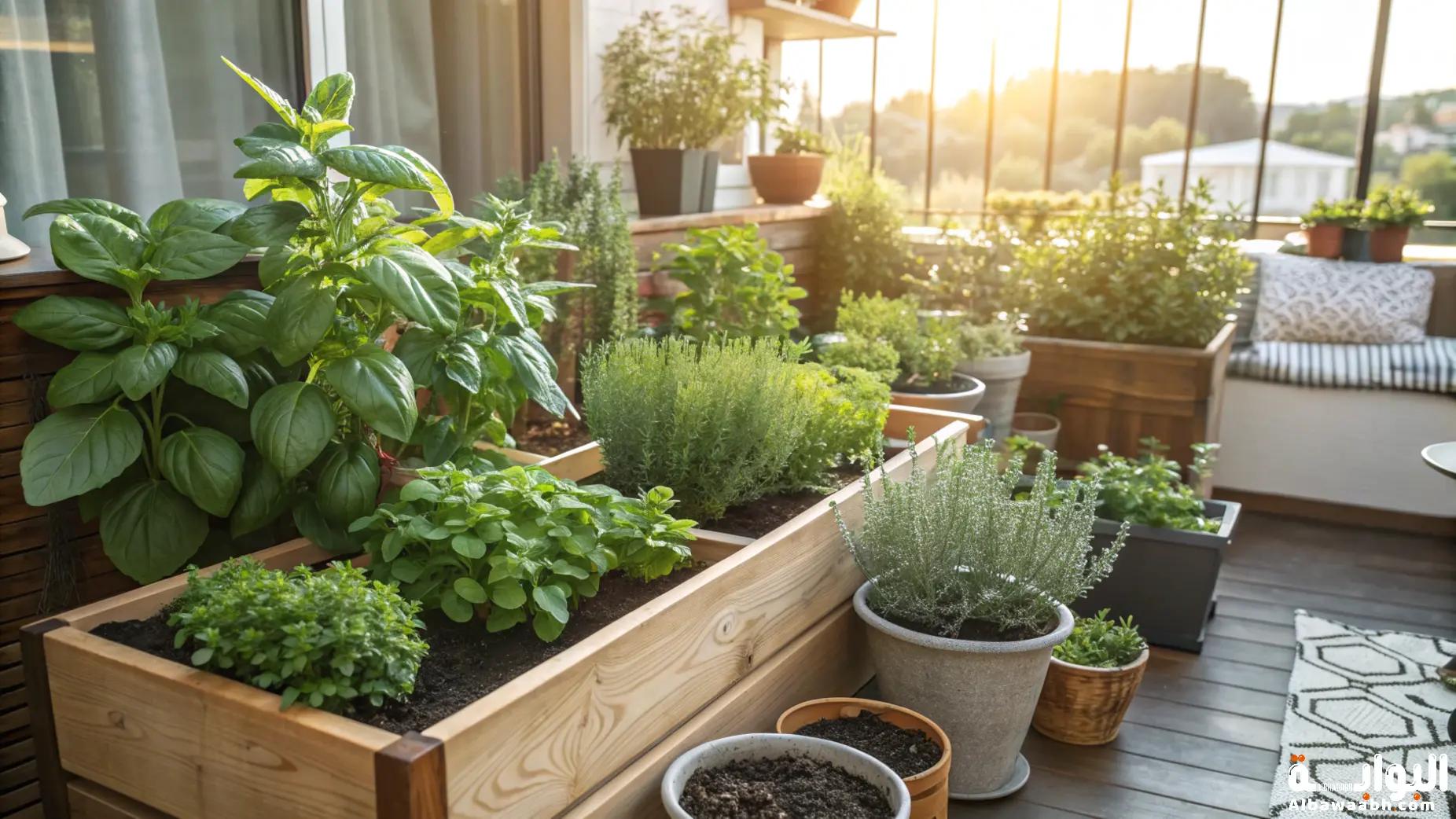 زراعة الأعشاب العطرية في المنزل