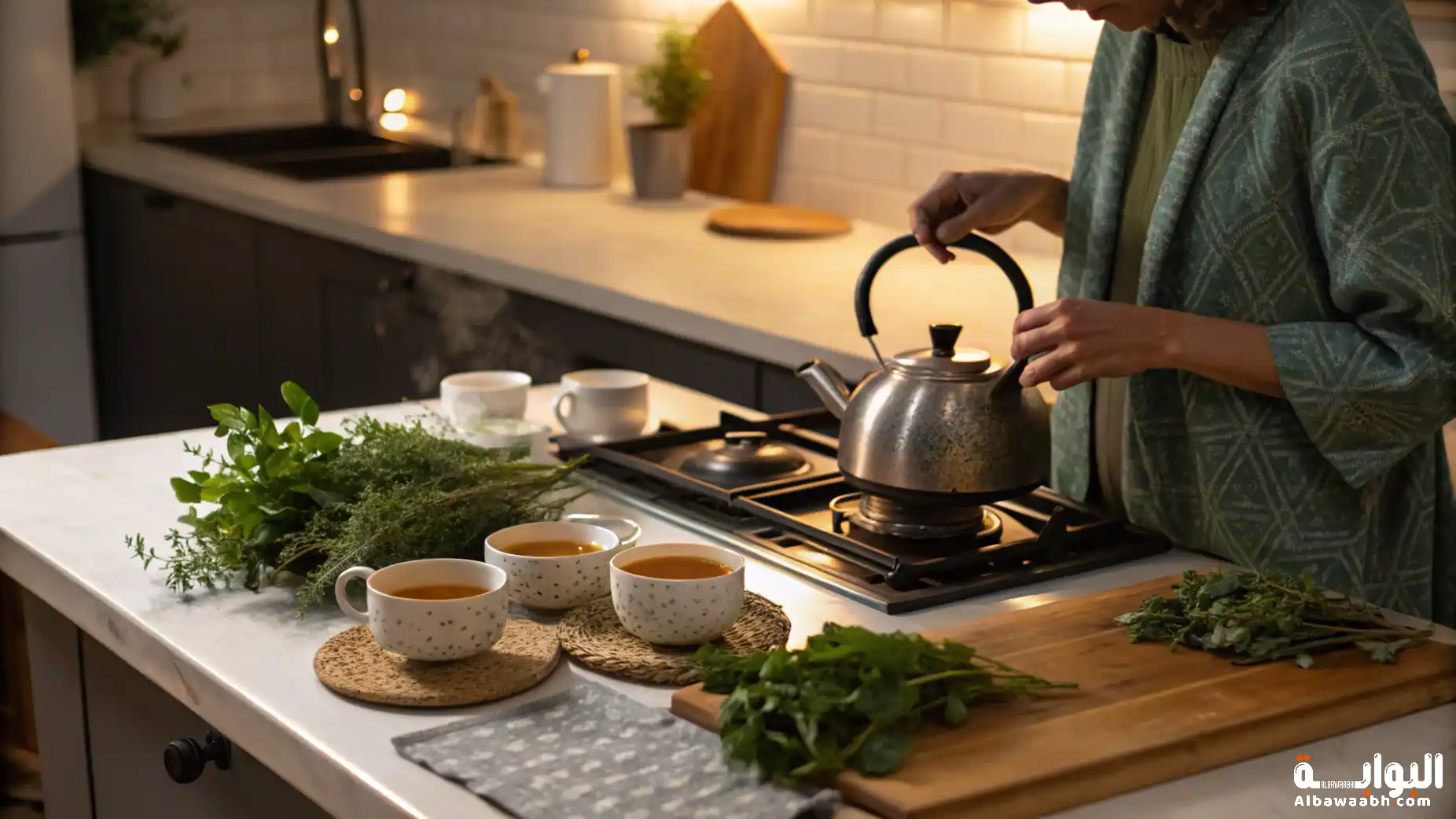 كيفية تحضير الشاي بالأعشاب في المنزل