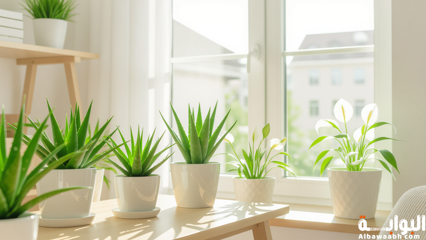 النباتات الداخلية: أفضل النباتات لتحسين جودة الهواء داخل المنزل