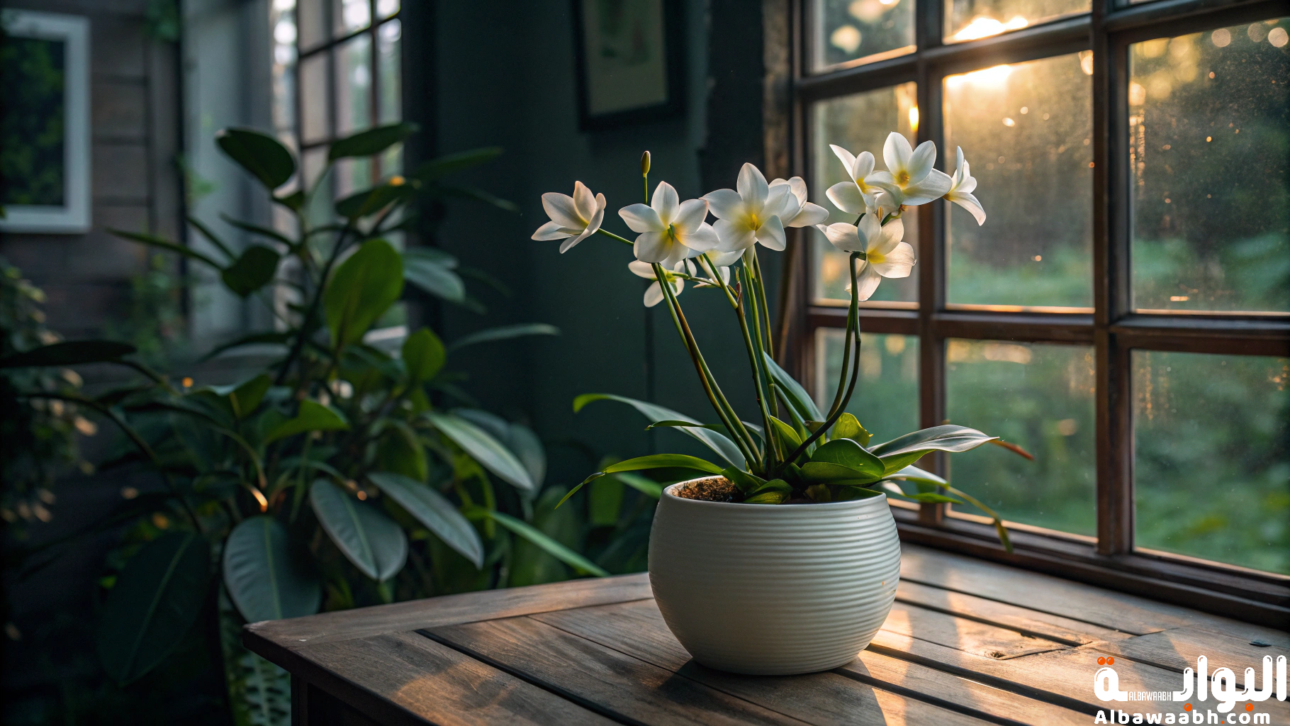 كيفية العناية بالزهور الداخلية