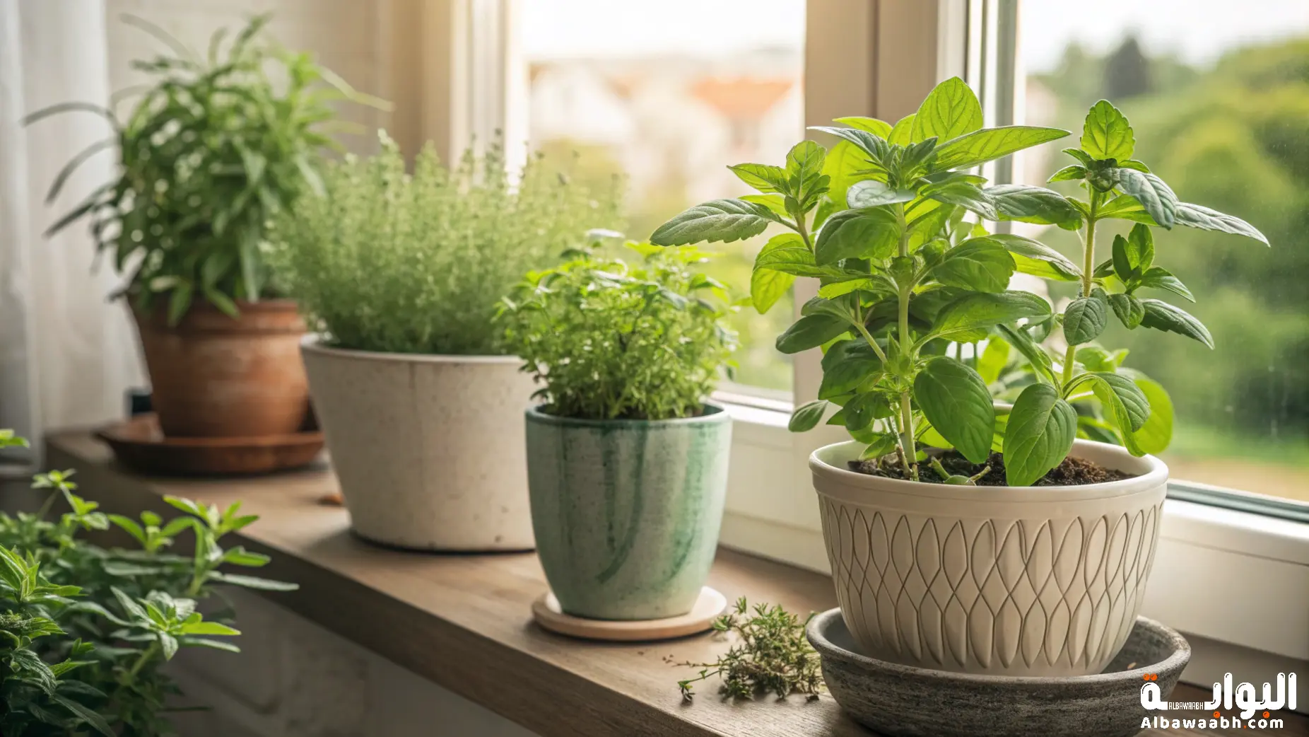 زراعة الأعشاب العطرية في المنزل