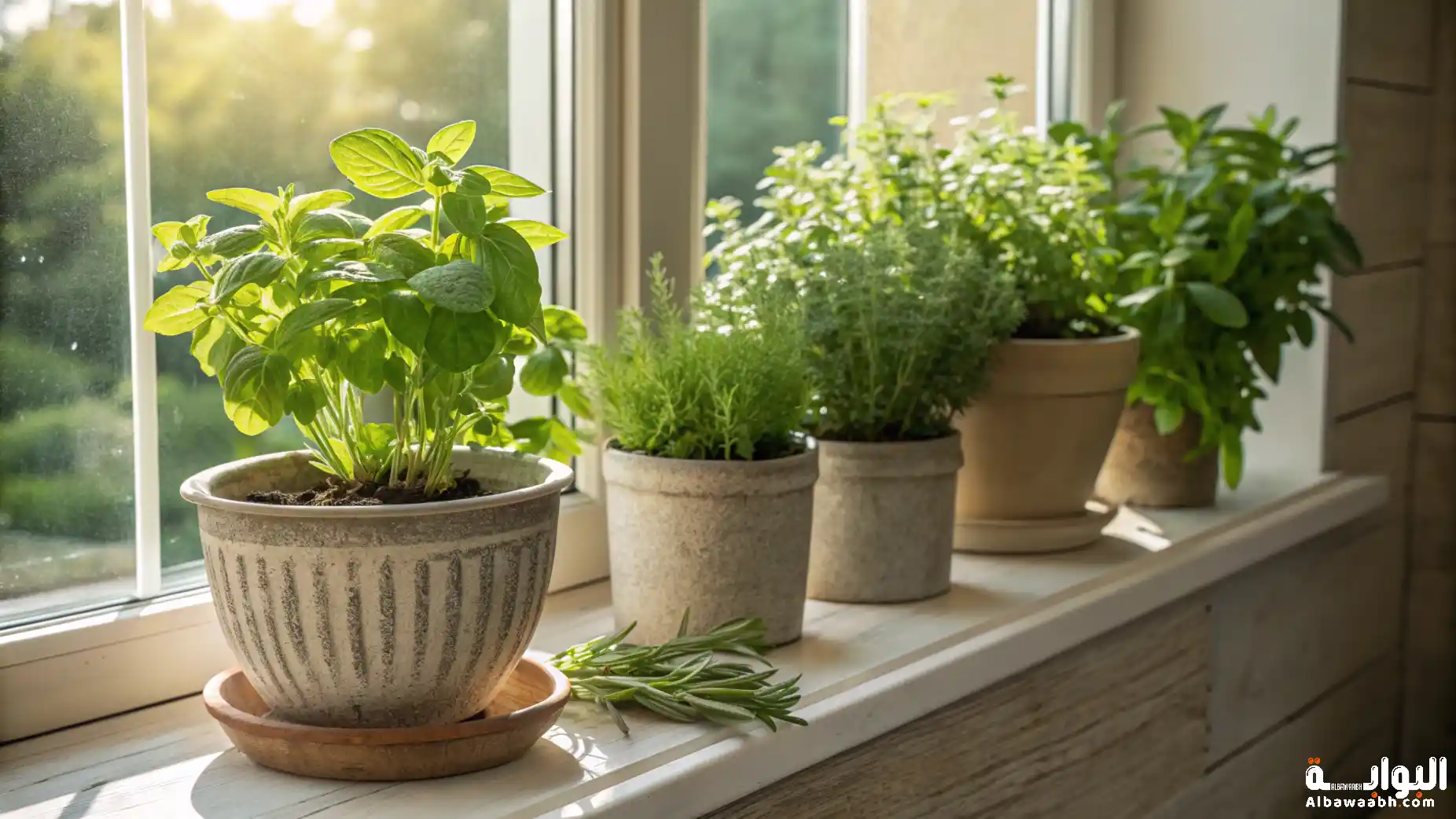 زراعة الأعشاب العطرية في المنزل