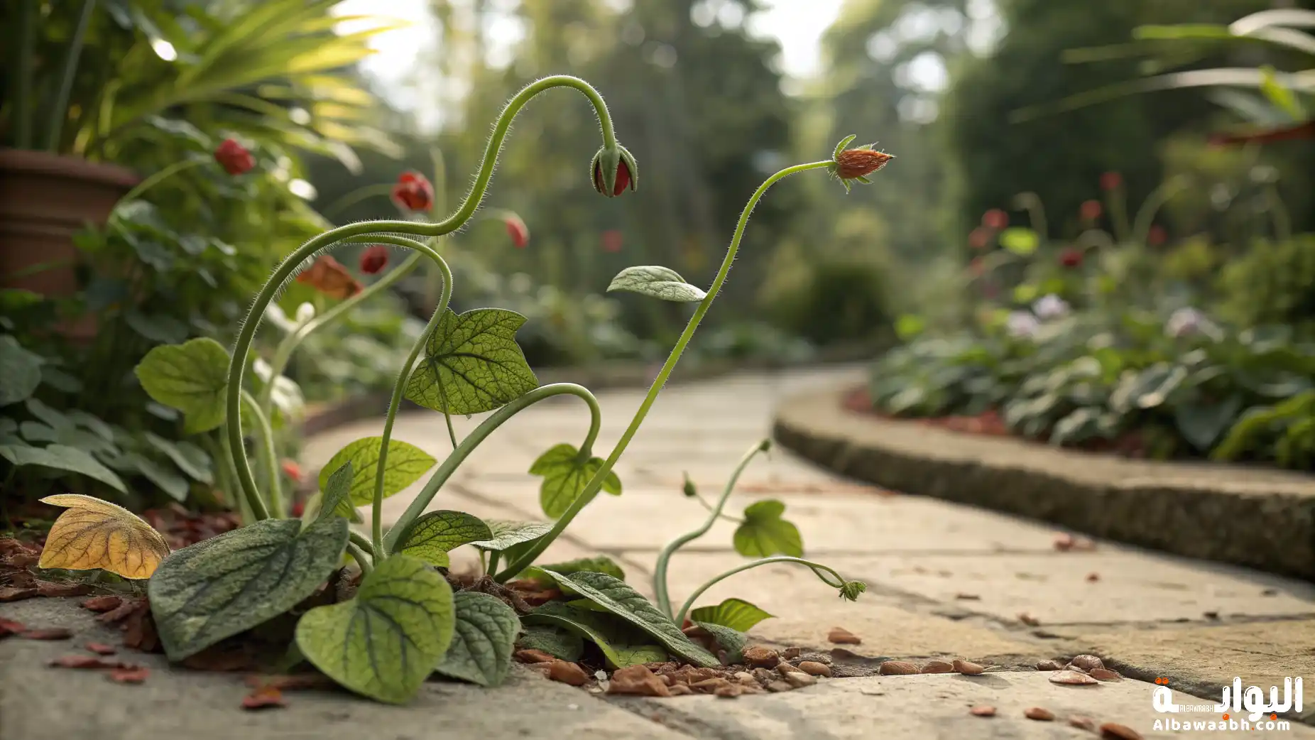 نباتات تمشي وتتحرك