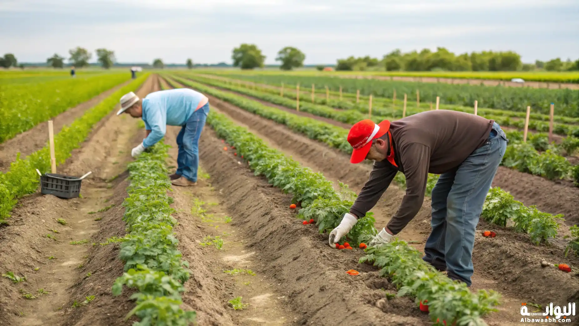 زراعة الطماطم في حديقة المنزل