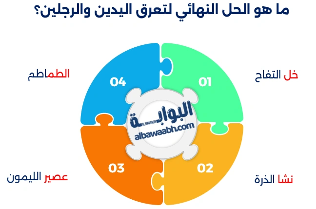أسباب التعرق الزائد في اليدين والقدمين