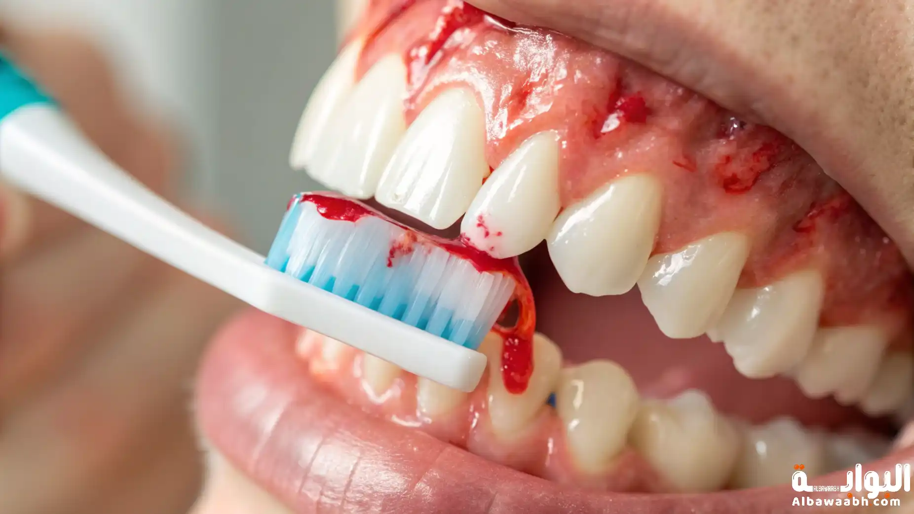 علاج نزيف اللثة عند تنظيف الأسنان بالفرشاة يوميًا