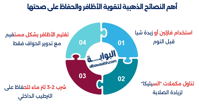 تشقق الأظافر وتكسرها بسهولة عند النساء 