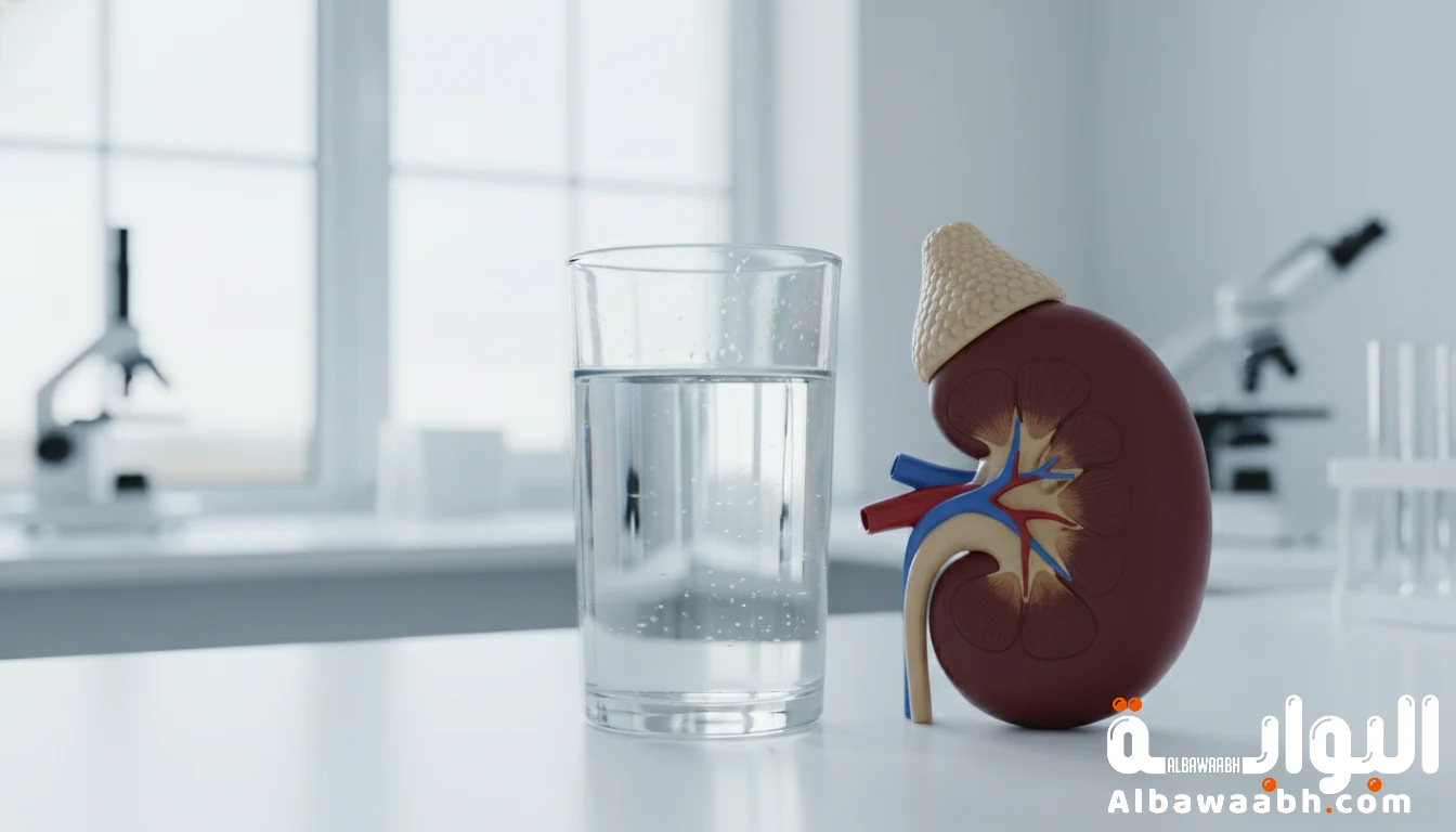 هل شرب الماء الكثير يمنع تكون حصوات الكلى تمامًا؟