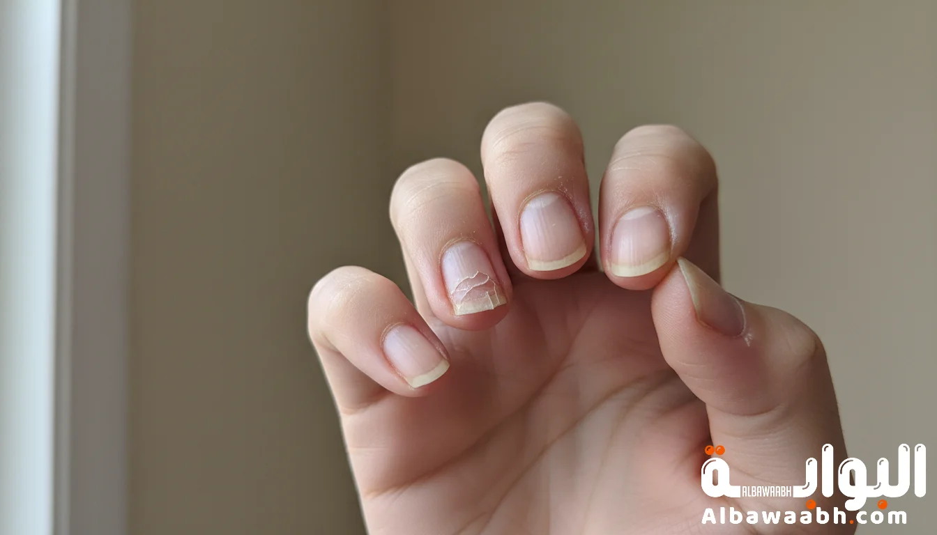 تشقق الأظافر وتكسرها بسهولة عند النساء 