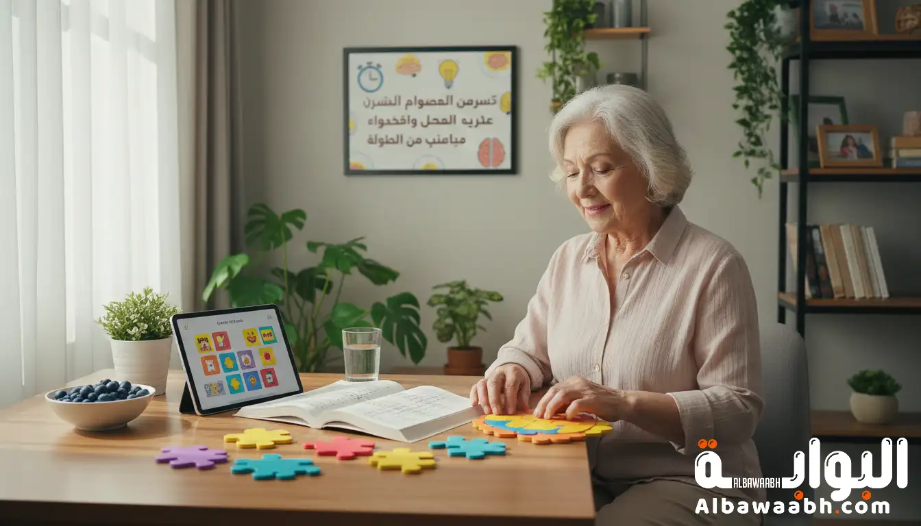 تمارين دماغية يومية لتحسين الذاكرة والتركيز في سن الشيخوخة