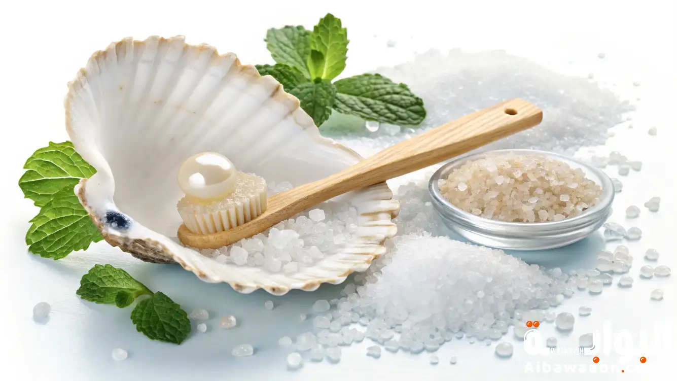 علاج تراكم الجير على الأسنان في المنزل