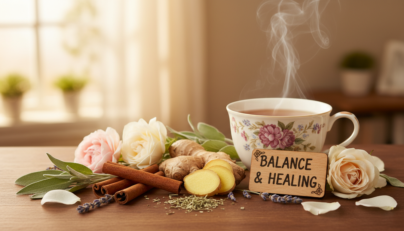 الطب الشعبي والأعشاب التي تساعد في تنظيم الدورة الشهرية