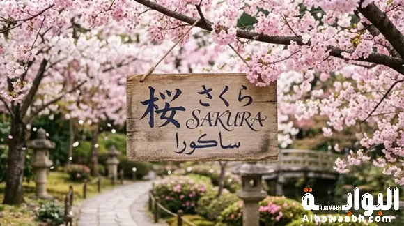 اسم ساكورا: زهرة الكرز اليابانية في اسم بنت